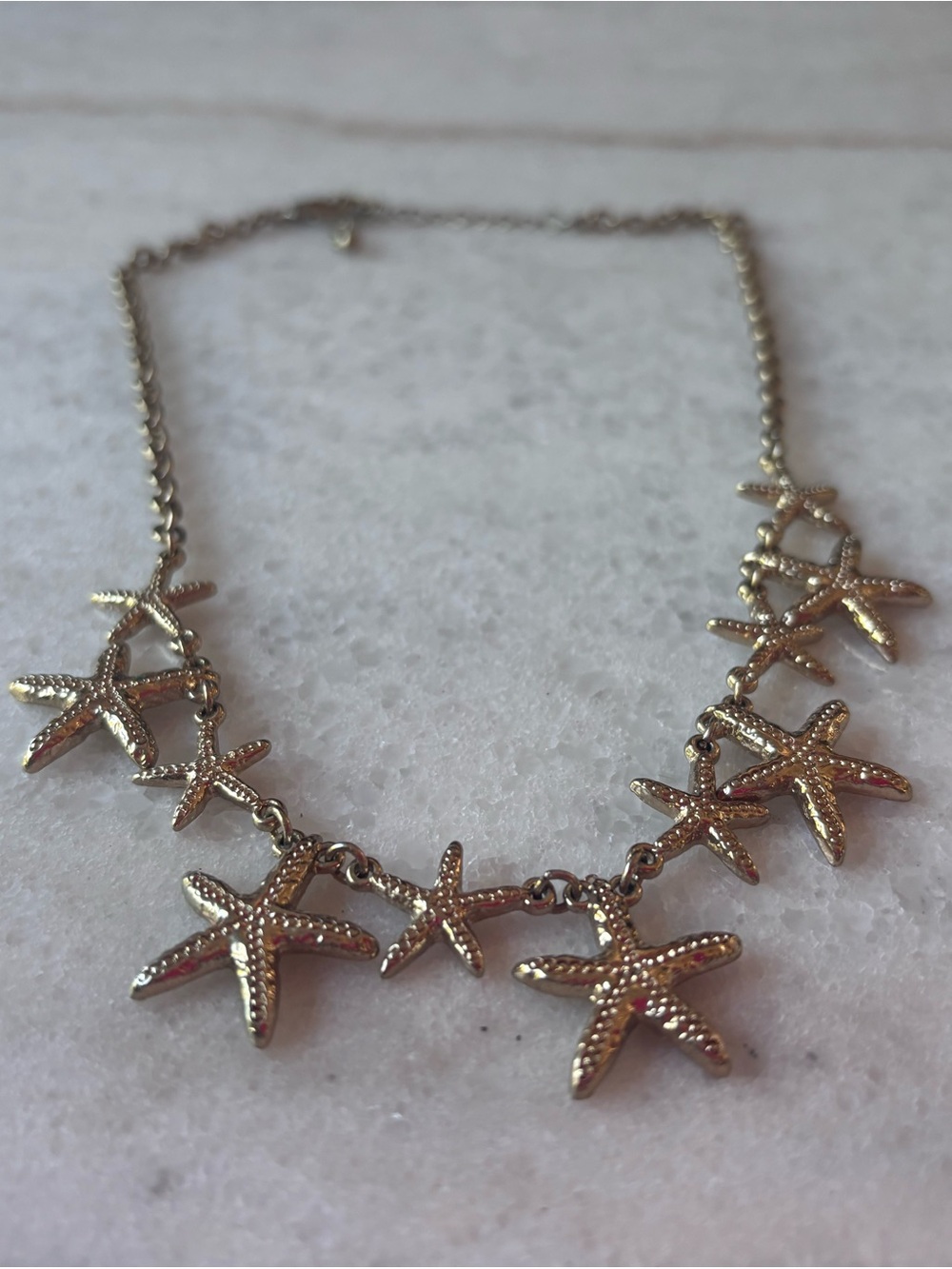Francesca's Collections Gold Starfish Charm Necklace